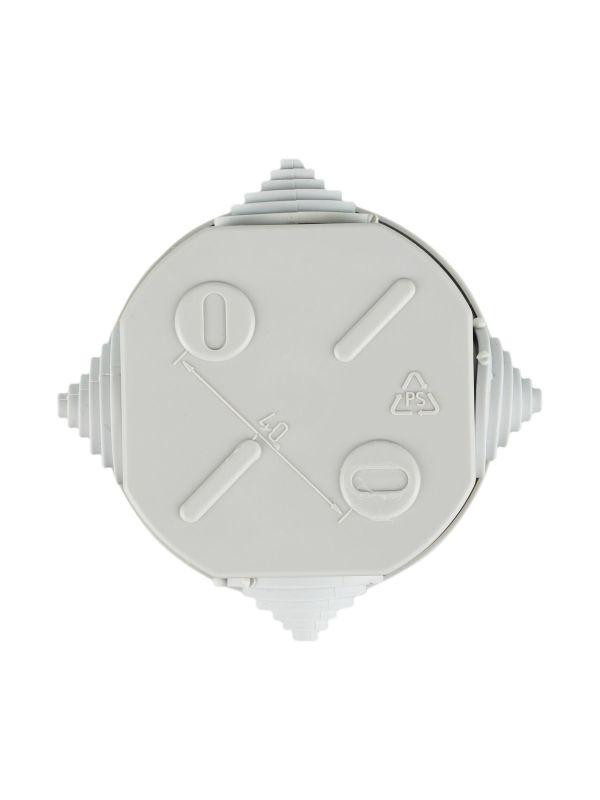 Коробка распаячная ОП 75х40 IP44 KM41237 (4 каб.ввод.) IEK UKO11-075-040-000-K41-44