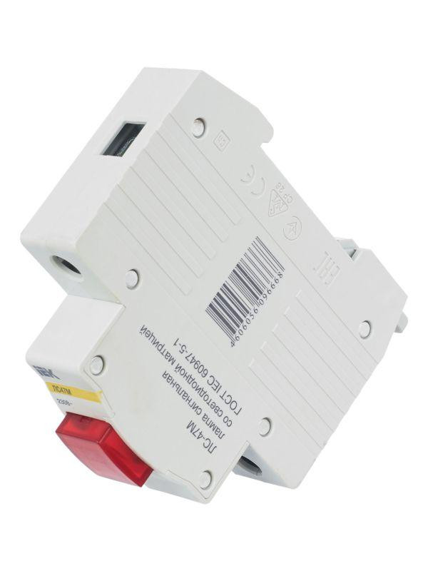 Лампа сигнальная ЛС-47М красн. KARAT IEK MLS20-230-K04