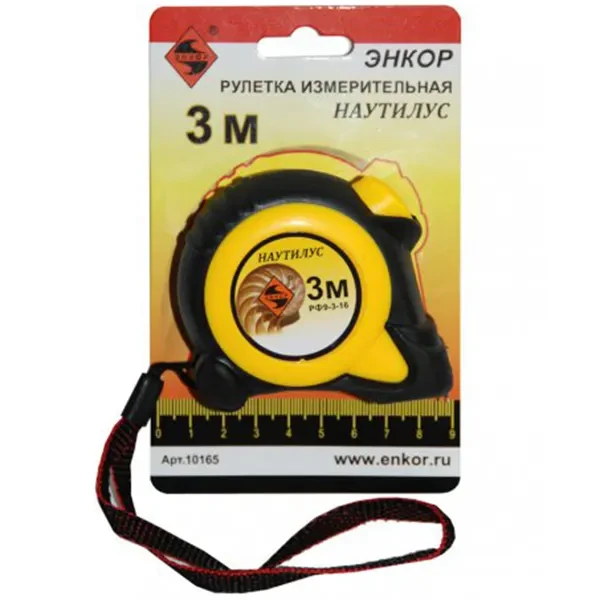 Рулетка 3м ЭНКОР НАУТИЛУС цена ТД АЛЬФА