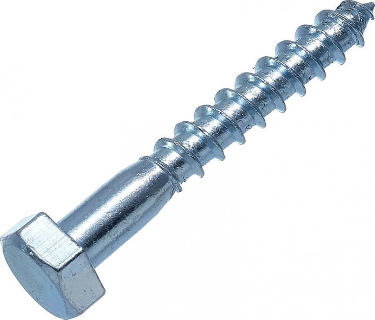 Шуруп сантехнический 6х70 DIN 571 цинк (уп.4шт) европодвес СТРОЙМЕТИЗ 2170501