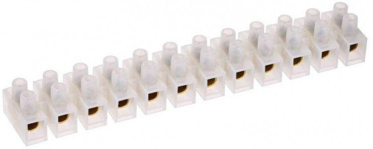 Колодка клеммная ЗВИ-80 10-25кв.мм 12 пар (Ф) полиэтилен IEK UZV3-080-25