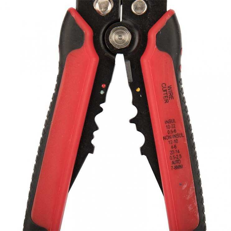 Инструмент для зачистки кабеля 0.2-6.0кв.мм и обжима наконечников HT-766 (HY-371) PROCONNECT 12-4005-4