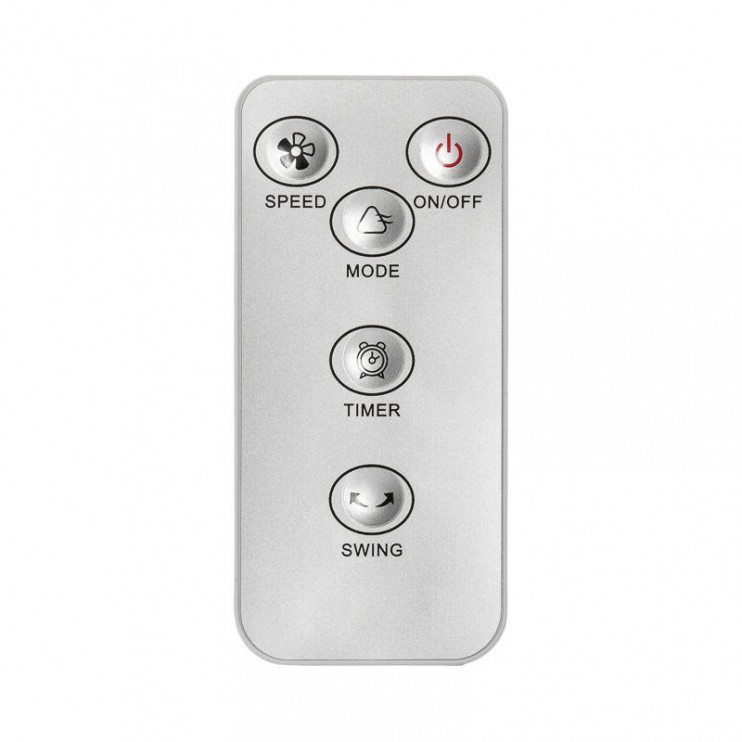 Вентилятор напольный 50Вт 7 лопастей д/у управление бел. DUX 60-0221