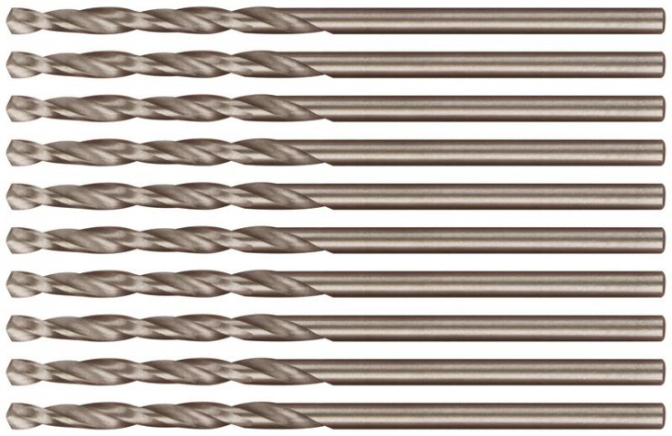 Набор сверл по металлу Profi 2х49мм с кобальтом 5проц. (уп.10шт) Cutop 48-20-10