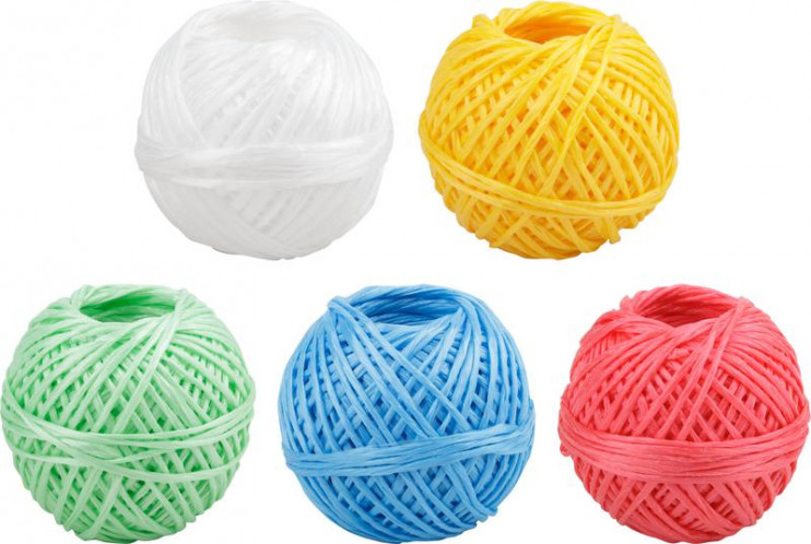 Шпагат полипропиленовый 1000 текс 50м бел. КУРС 68161