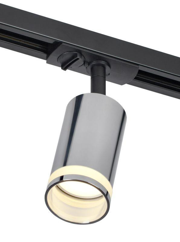 Светильник 4116 декоративный трековый поворотный GU10 хром IEK LT-USB0-4116-GU10-1-K23