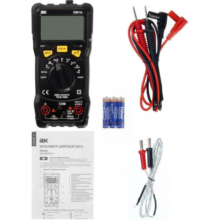Мультиметр цифровой DM1A ARMA2L 5 IEK A2L5-DM11-01