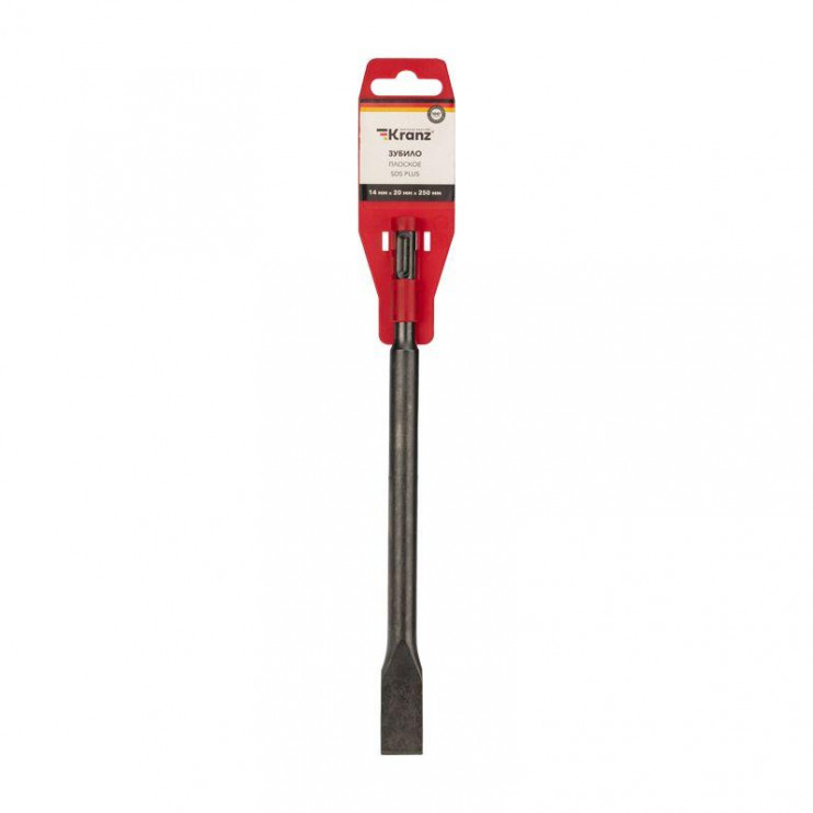 Зубило плоское 14х20х250мм SDS PLUS Kranz KR-91-0207