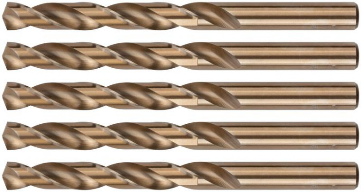 Набор сверл по металлу Profi 12х151мм с кобальтом 5проц. (уп.5шт) Cutop 48-120-5