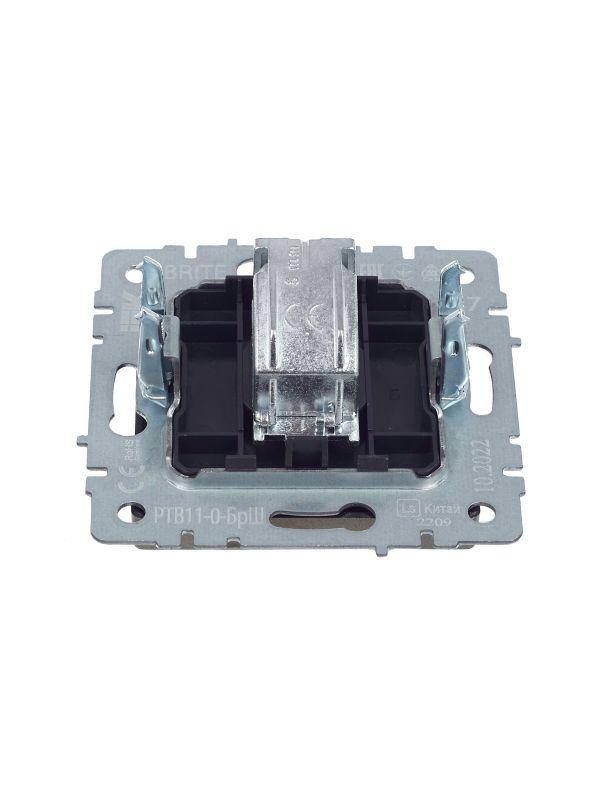 Розетка телевизионная оконечная TV СП Brite РТВ11-0-БрШ механизм шампань IEK BR-A10-O-K37