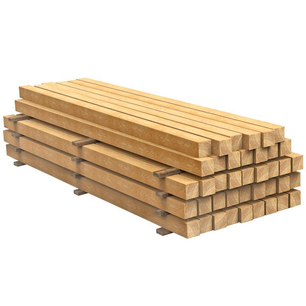 Брусок 50*50*6000мм ЕВ сорт АВ хвоя обрезной цена купить на пилораме ДОСОЧКИН