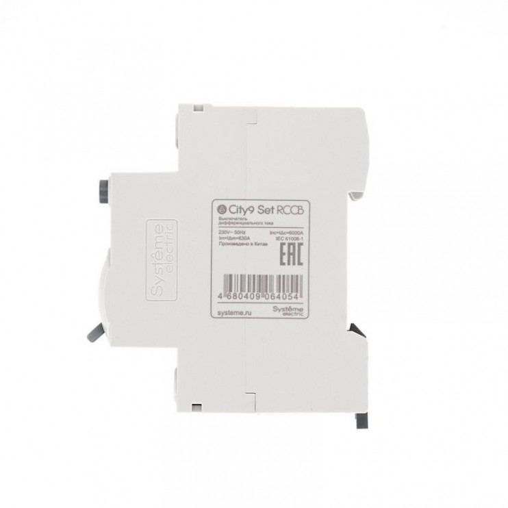 Выключатель дифференциального тока (УЗО) 2п 63А 30мА тип AC City9 Set 230В SE C9R36263