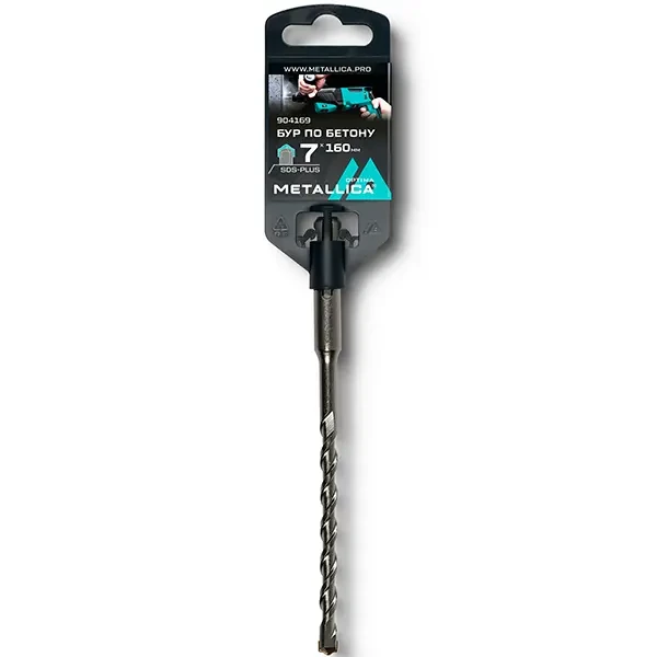 Бур 7 х 160/100мм METALLICA Optima 904169 купить цена ТД АЛЬФА