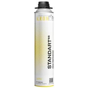 Пена монтажная STANDART 65 ЛЕТО KRONBUILD