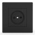 Розетка 1-м СП Pixel 16А IP20 без заземл. в сборе карбон TOKOV ELECTRIC TKE-PX-R1F-C14