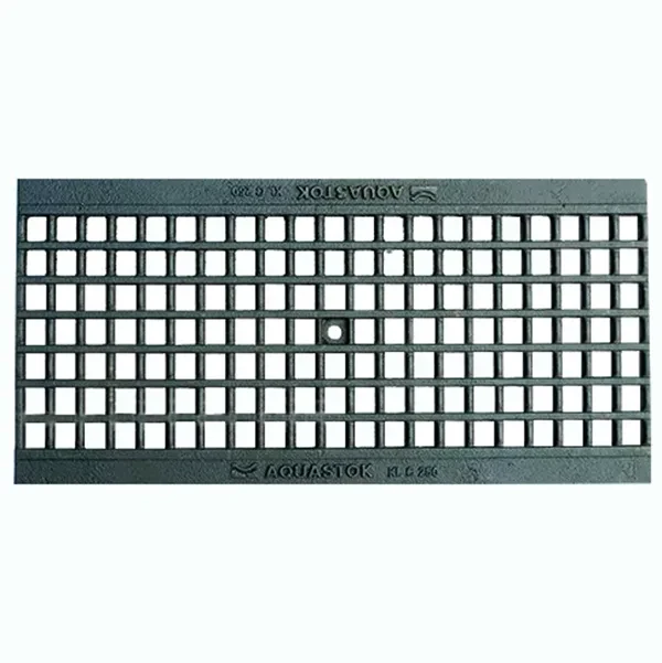Водоотводная решётка AQUASTOK чугунная ВЧ 50 ячеистая DN200