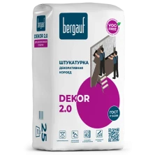 Штукатурка BERGAUF Dekor 2.0 декоративная короед 25 кг