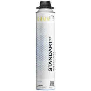 Пена монтажная STANDART 65 ЗИМА KRONBUILD