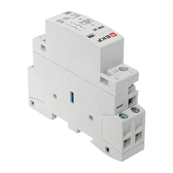 Контактор модульный КМ 20А 2NО (1 мод.) EKF km-1-20-20