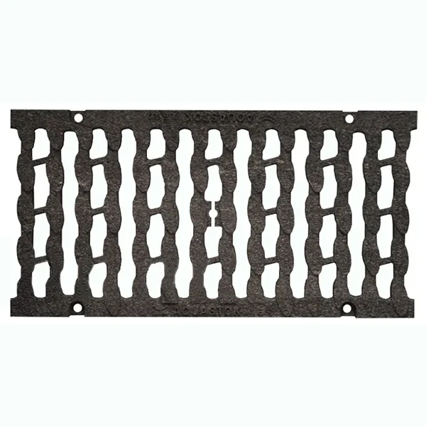 Водоотводная решётка AQUASTOK PROFI чугунная E600 косичка DN200