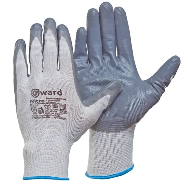 Перчатки GWARD Nitro нейлоновые с нитриловым покрытием B-класса 10 (XL)