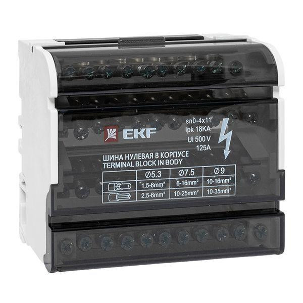 Шина нулевая в корпусе 4х11 EKF sn0-4x11