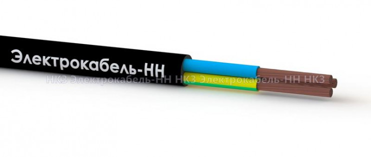 Провод ПВС 3х1 380В Ч (уп.100м) ЭЛЕКТРОКАБЕЛЬ НН 000007215