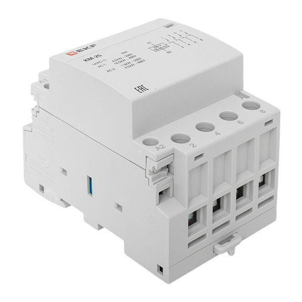Контактор модульный КМ 25А 4NО (3 мод.) EKF km-3-25-40