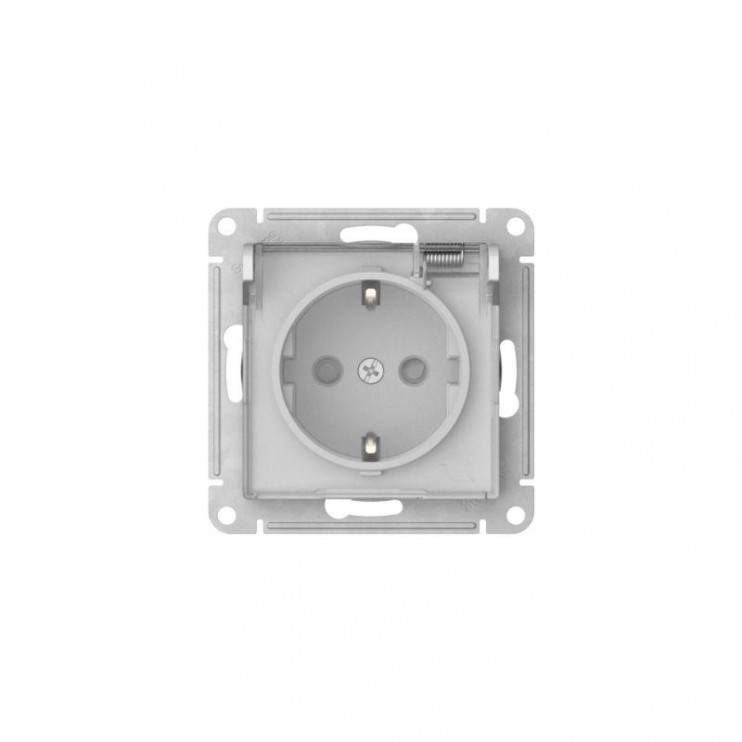 Розетка AtlasDesign Aqua 16А IP44 с заземл. защ. шторки с прозр. крышкой быстрозажим. клем. механизм бел. SE ATN440146S