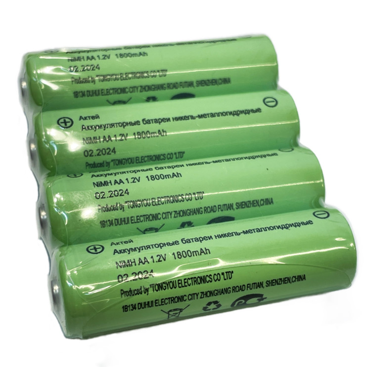 Аккумулятор AMH-HR06-800-G00 Ni-MH AA 800 мАч (упаковка 4 штуки) Актей