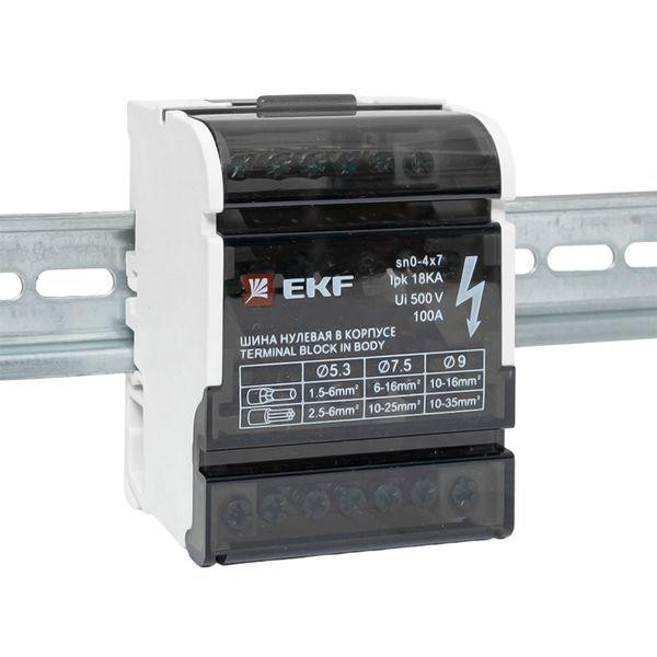 Шина нулевая в корпусе 4х7 EKF sn0-4x7