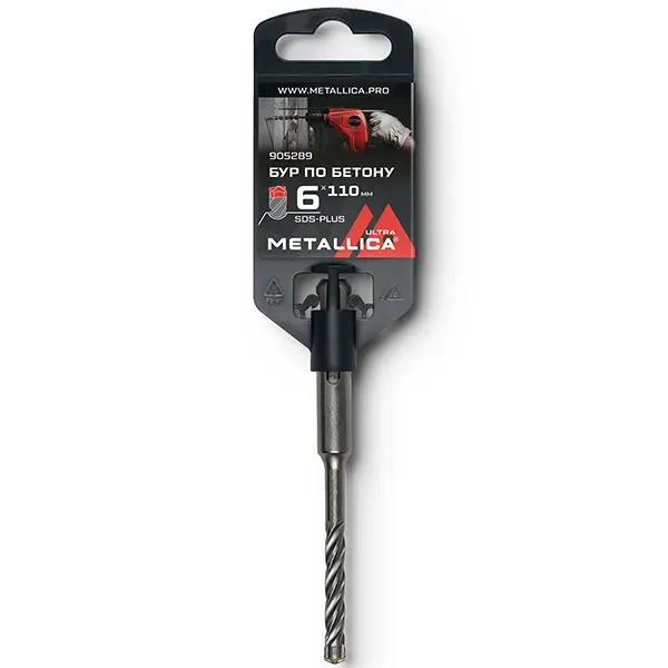 Бур 6 х 110/50мм SDS+ Ultra METALLICA