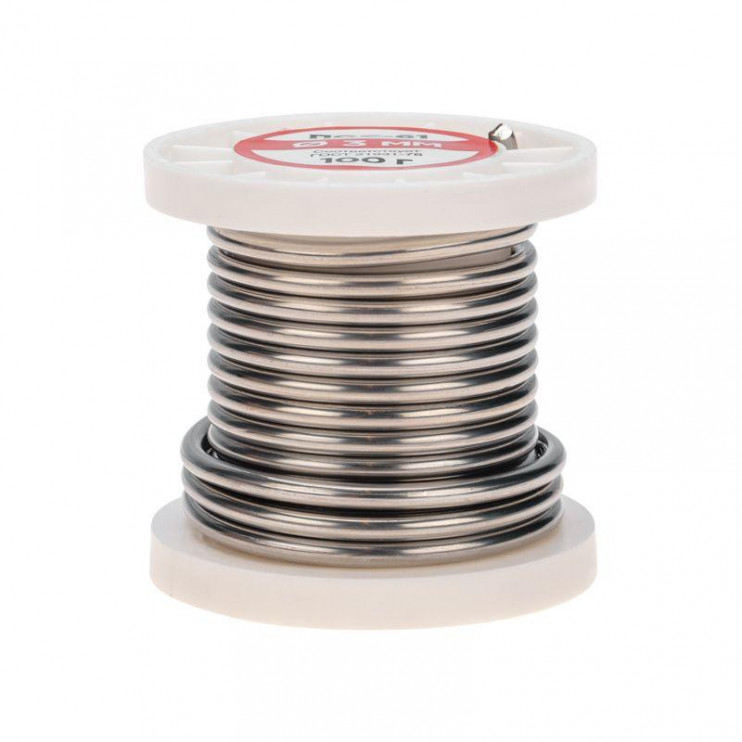 Припой катушка ПОС-61 без канифоли (d3.0мм 100гр) Rexant 09-3124