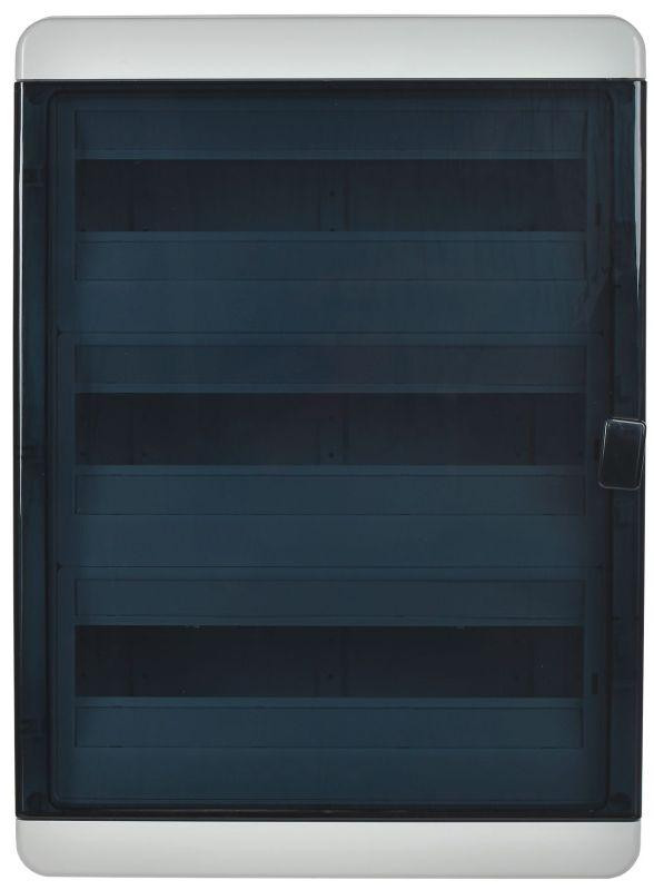 Корпус КМПн-54 TEKFOR IP65 черн. прозр. дверь пластик. IEK TF5-KP72-N-54-65-K03-K02