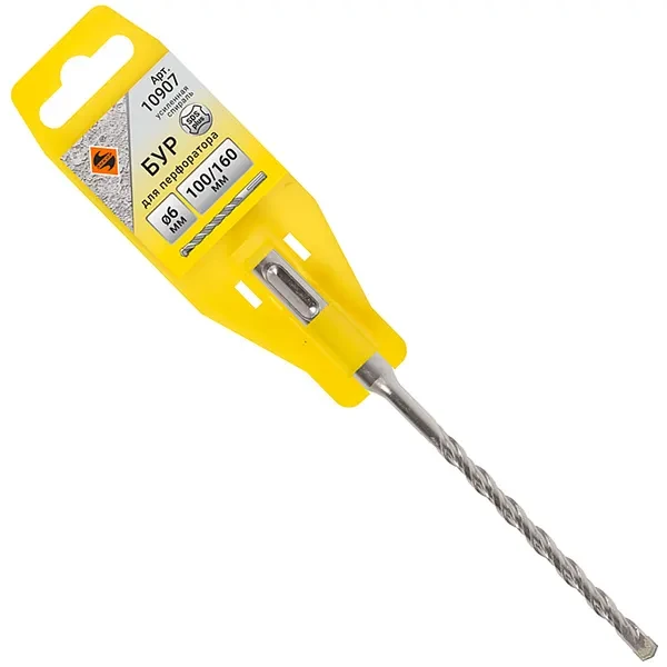 Бур Ø6х100/160мм SDS+ усиленный ЭНКОР 10907 цена отзывы ТД АЛЬФА