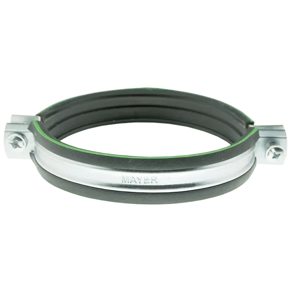 Хомут трубный 207-219мм 8" M10 с уплотнением MAYER