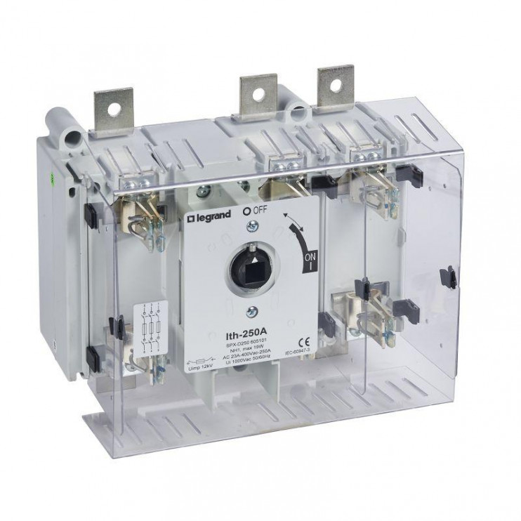 Выключатель-разъединитель с предохранителем SPX-D 250А Leg 605101