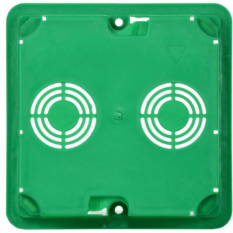 Коробка распаячная СП 92х92х45 КМ41021 для полых стен (с саморезами метал. лапки. с крышкой) IEK UKG11-092-092-040-M