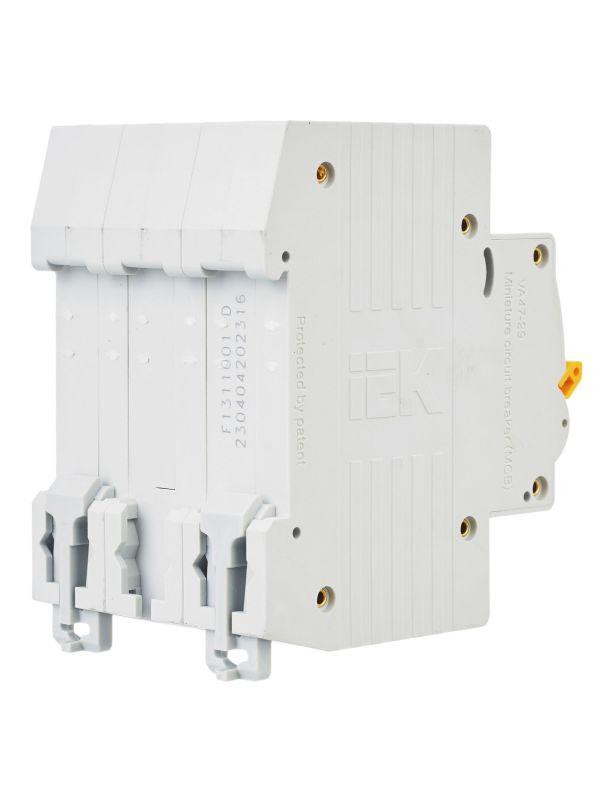 Выключатель автоматический модульный 3п D 16А 4.5кА ВА47-29 KARAT IEK MVA20-3-016-D