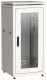Шкаф сетевой 19дюйм LINEA N 24U 600х600мм стекл. передн. дверь (3 коробки) сер. ITK LN35-24U66-G
