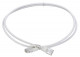 Патч-корд кат.5E UTP LSZH 1.5м slim колпачок с язычком бел. ITK PC08-C5EUL-1M5-SL-WT