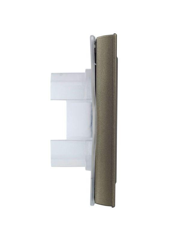 Рамка 1-м IP44 BRITE РУ-1-БрШ-44 шампань IEK BR-M12-44-K37