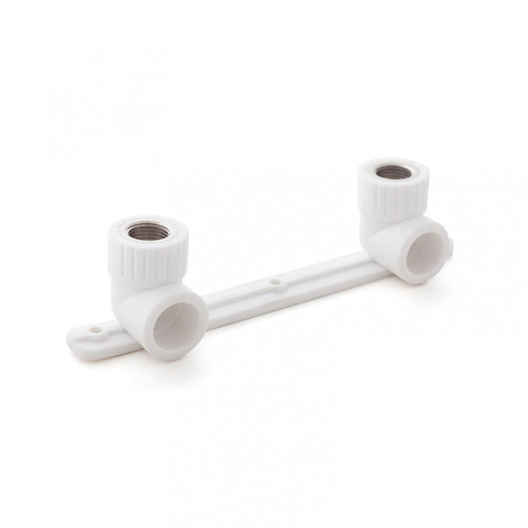 Угольник комбинированный под смеситель PPR внутр. резьба 25х1/2 бел. RTP 10702