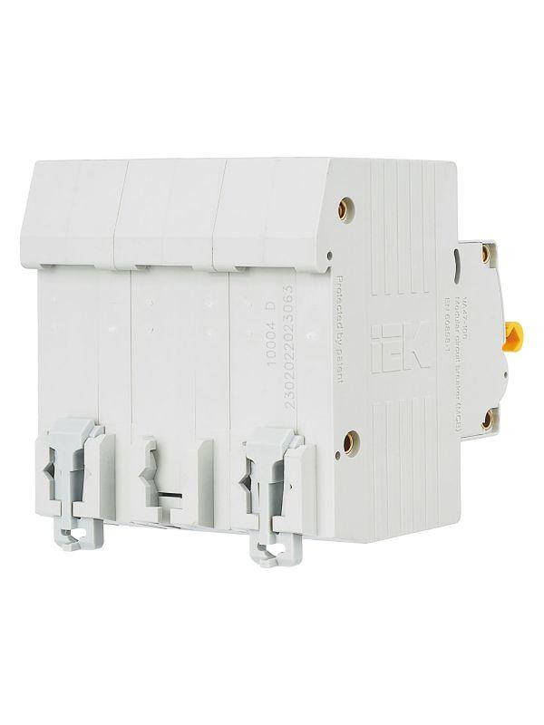 Выключатель автоматический модульный 3п D 63А 10кА ВА47-100 KARAT IEK MVA40-3-063-D