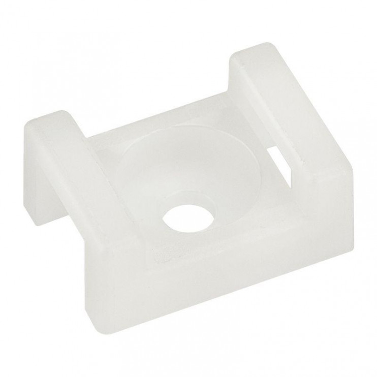 Площадка для крепления стяжки 22х16мм (ПС-2) бел. (уп.10шт) Rexant 07-2102-10