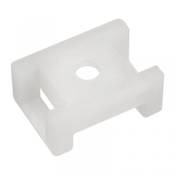 Площадка для крепления стяжки 22х16мм (ПС-2) бел. (уп.10шт) Rexant 07-2102-10