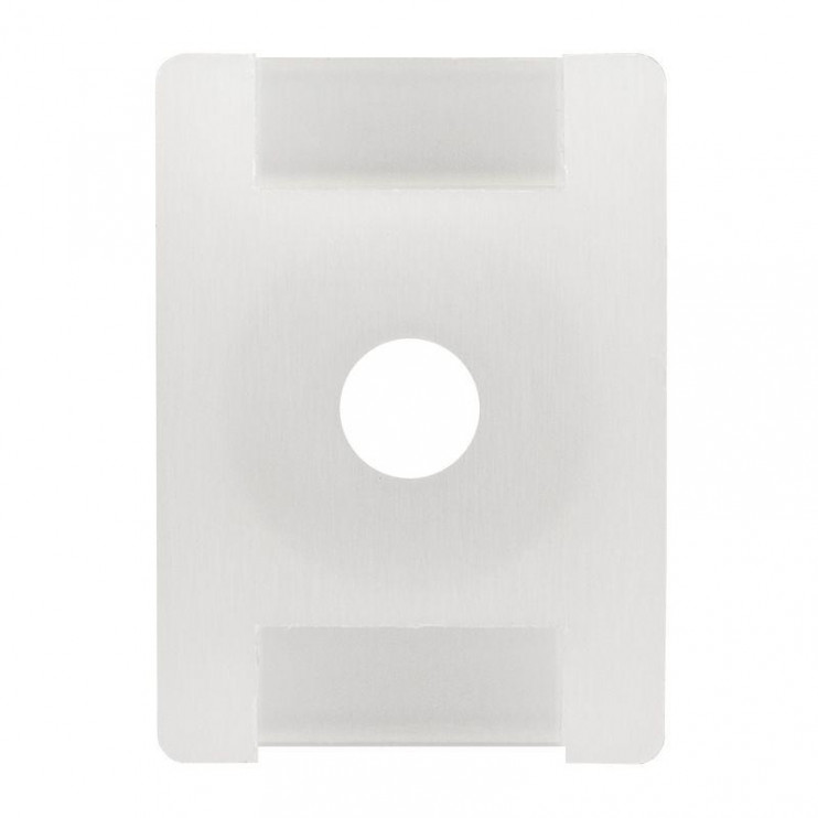 Площадка для крепления стяжки 22х16мм (ПС-2) бел. (уп.10шт) Rexant 07-2102-10