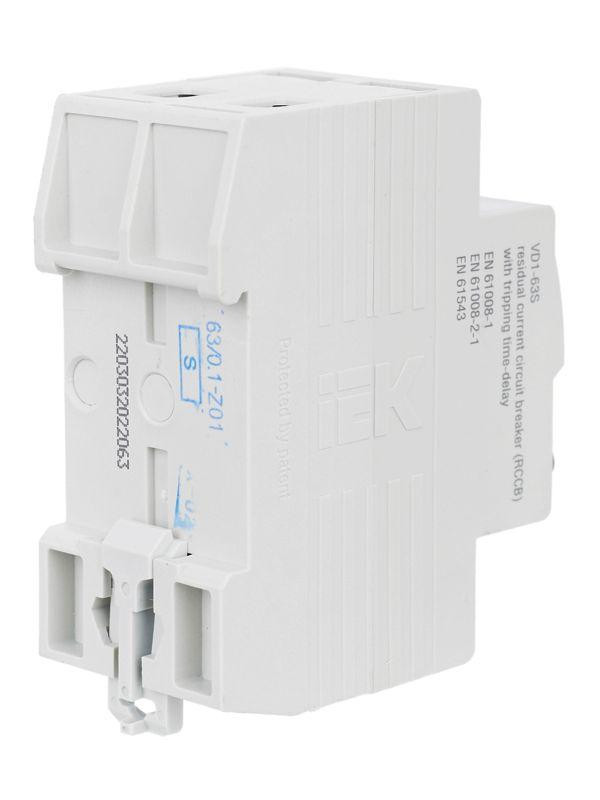 Выключатель дифференциального тока (УЗО) 2п 63А 100мА тип ACS ВД1-63S KARAT IEK MDV12-2-063-100