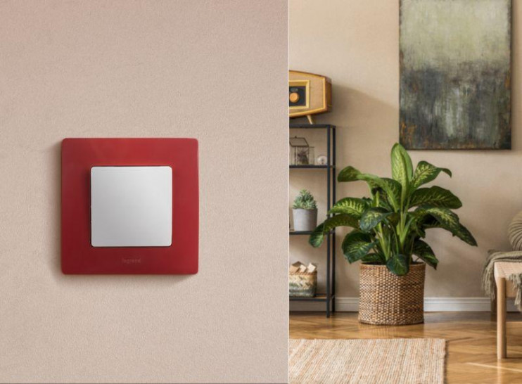 Выключатель 1-кл. СП Etika 10А IP20 250В 10AX безвинтов. зажимы механизм бел. Leg 672201