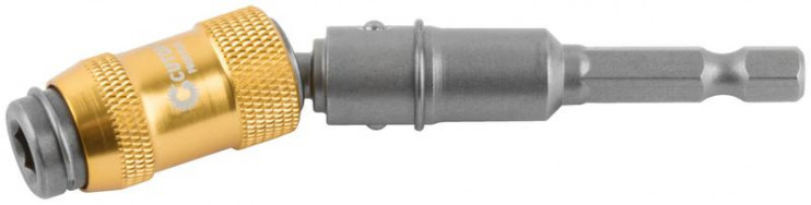 Адаптер шарнирный угловой с магнитным держателем для бит Profi Plus 90мм до 25град. Cutop 83-584